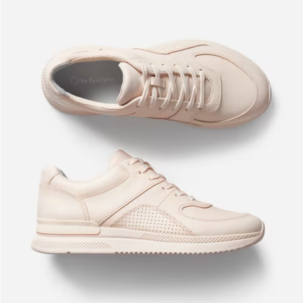 Everlane The Trainer Blush Low Top Sneakers Size 10 fits 9.5